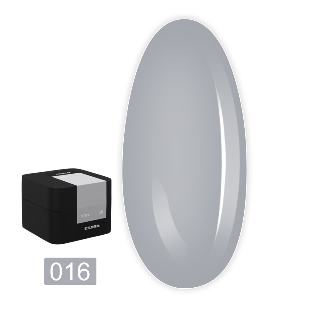 Гель BIBLIOTEKA Builder Gel, 30 мл (16 Steel - Сталь)