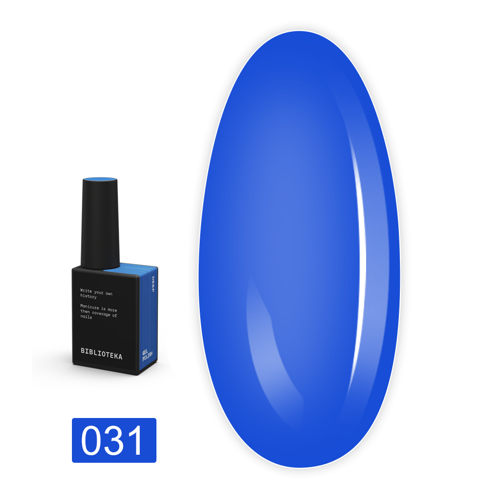 Гель-лак BIBLIOTEKA , 10 мл (31 Deep - Синий)