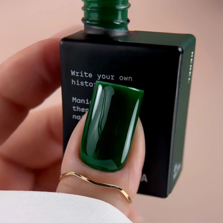 Гель-лак BIBLIOTEKA , 10 мл (32 Rebel - Зеленый)