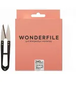 Файл-лента для пилки Wonderfile 130х15+ ножницы (240 grit)