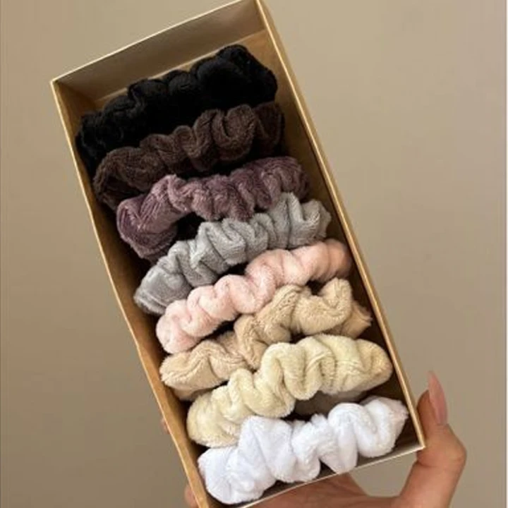 Резинка-міні плюшева Miso (Сіра)