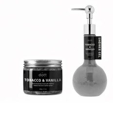 Набір подарунковий DOTT (Гель для душу + Скраб для тіла TOBACCO & VANILLA)