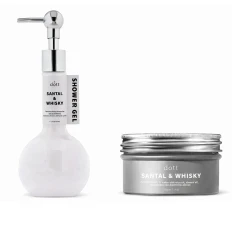 Набір подарунковий DOTT (Гель для душу + Батер для тіла SANTAL & WHISKY)