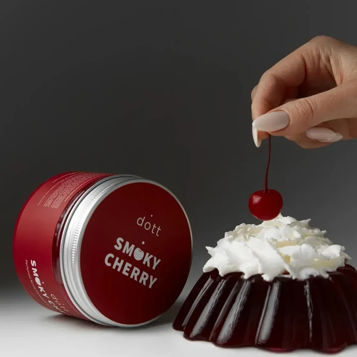 Набір подарунковий DOTT (Cуфле для тіла + Cкраб конфітюр Smoky Cherry)