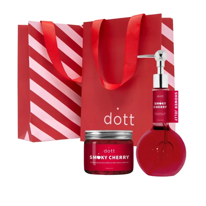 Набор подарочный DOTT (Гель для душа + Скраб для тела Smoky Cherry)
