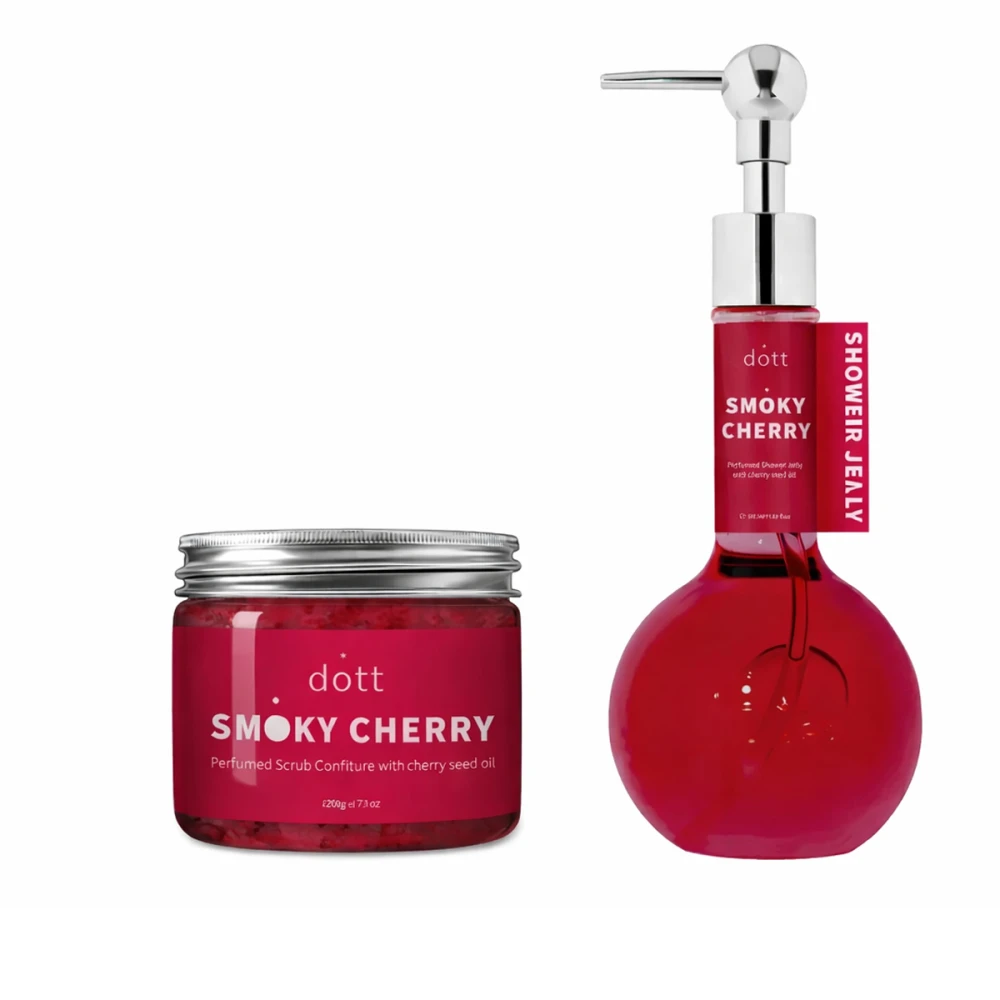 Набор подарочный DOTT (Гель для душа + Скраб для тела Smoky Cherry)