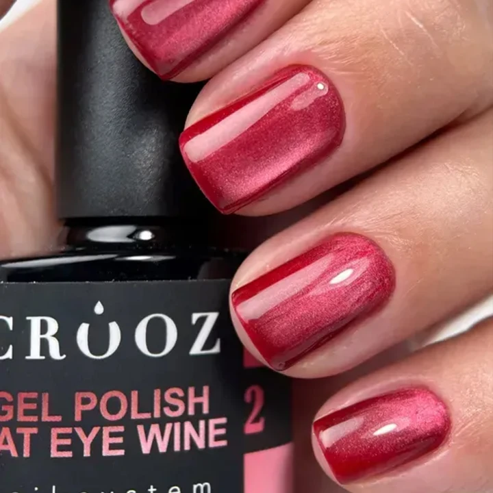 Гель-лак кошачий глаз Crooz (Wine Cat 2 Garnet Lust 8 мл)