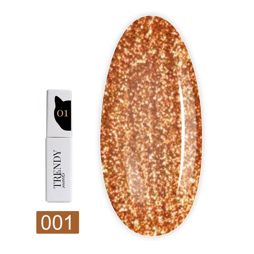 Гель-лак котяче око TrendyNails HFTF  (Cat Eye's Color 01 8 мл)
