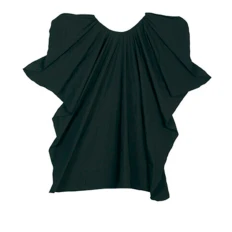 Накидка парикмахерская Comair (Crash на крючках Черная нейлон 128х150 см)