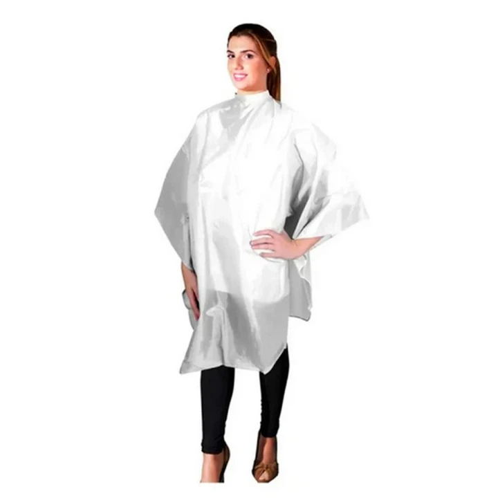 Накидка перукарська EUROSTIL (Біла нейлонова)