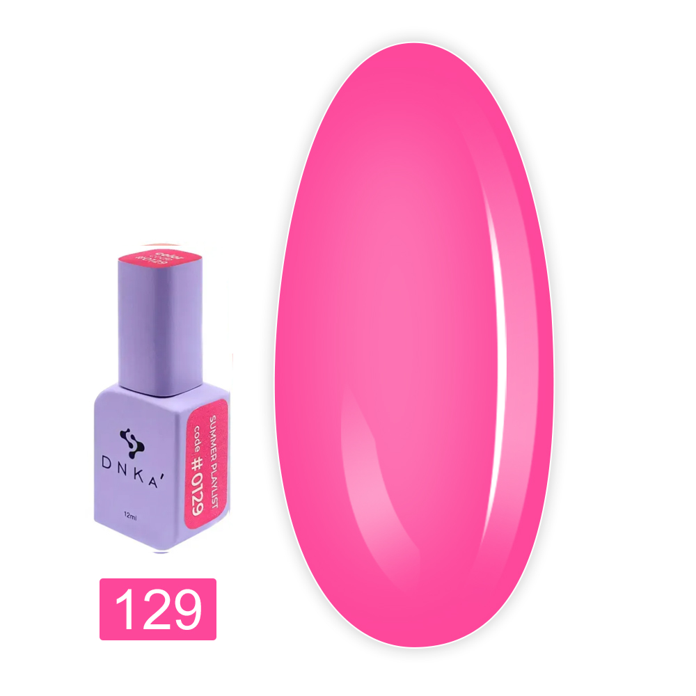 Гель-лак неоновый DNKa 12 мл (Summer playlist 129 HFTF)