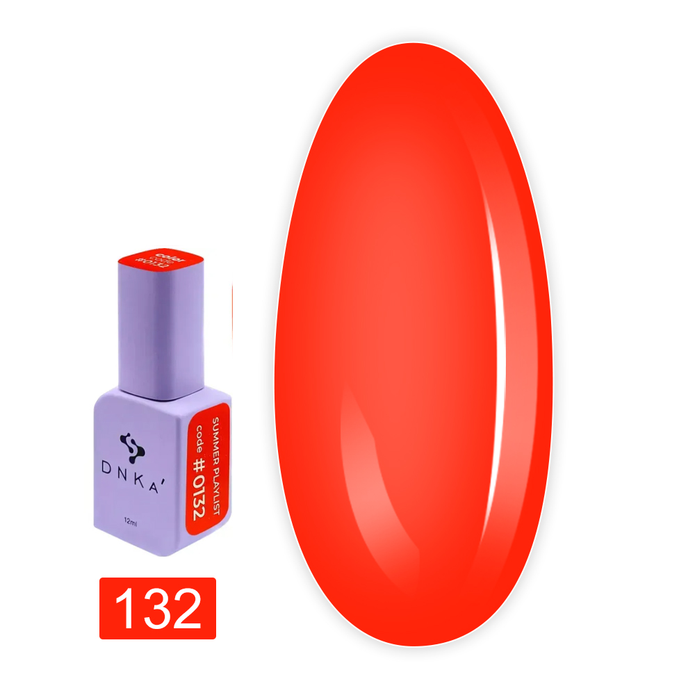 Гель-лак неоновый DNKa 12 мл (Summer playlist 132 HFTF)