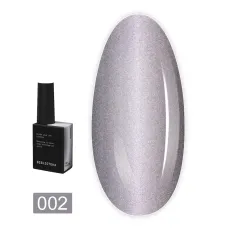 Гель-лак котяче око BIBLIOTEKA (Cat eye 02 Sadow - темно-сірий)