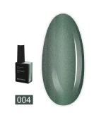 Гель-лак кошачий глаз BIBLIOTEKA (Cat eye 04 Forest Beam - изумрудный с отблеском)