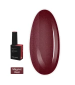 Гель-лак кошачий глаз BIBLIOTEKA (Cat eye Magnet Red - Красный)