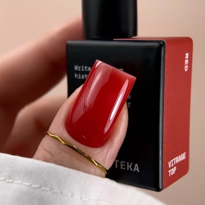 Топ камуфлюючий вітражний BIBLIOTEKA 10 мл ( Red - Червоний)