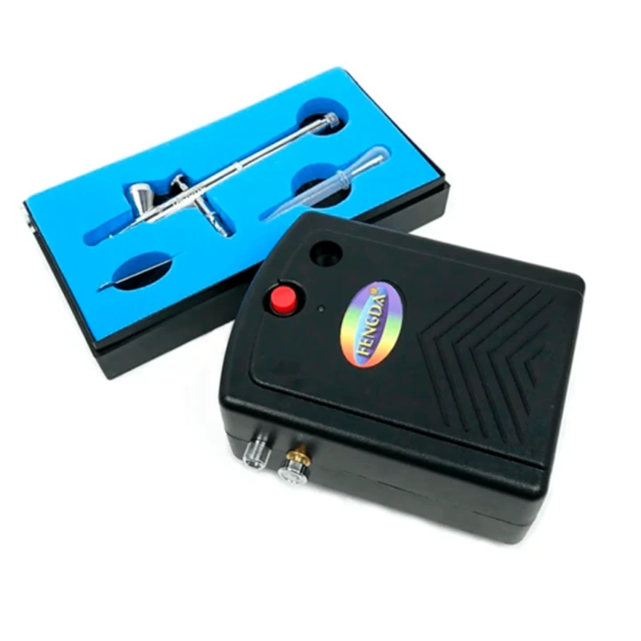 Набір для аерографії JVR Colours ( Fengda 0,2 мм сопло, у кейсі (AS-200BE/BD135E PRO))