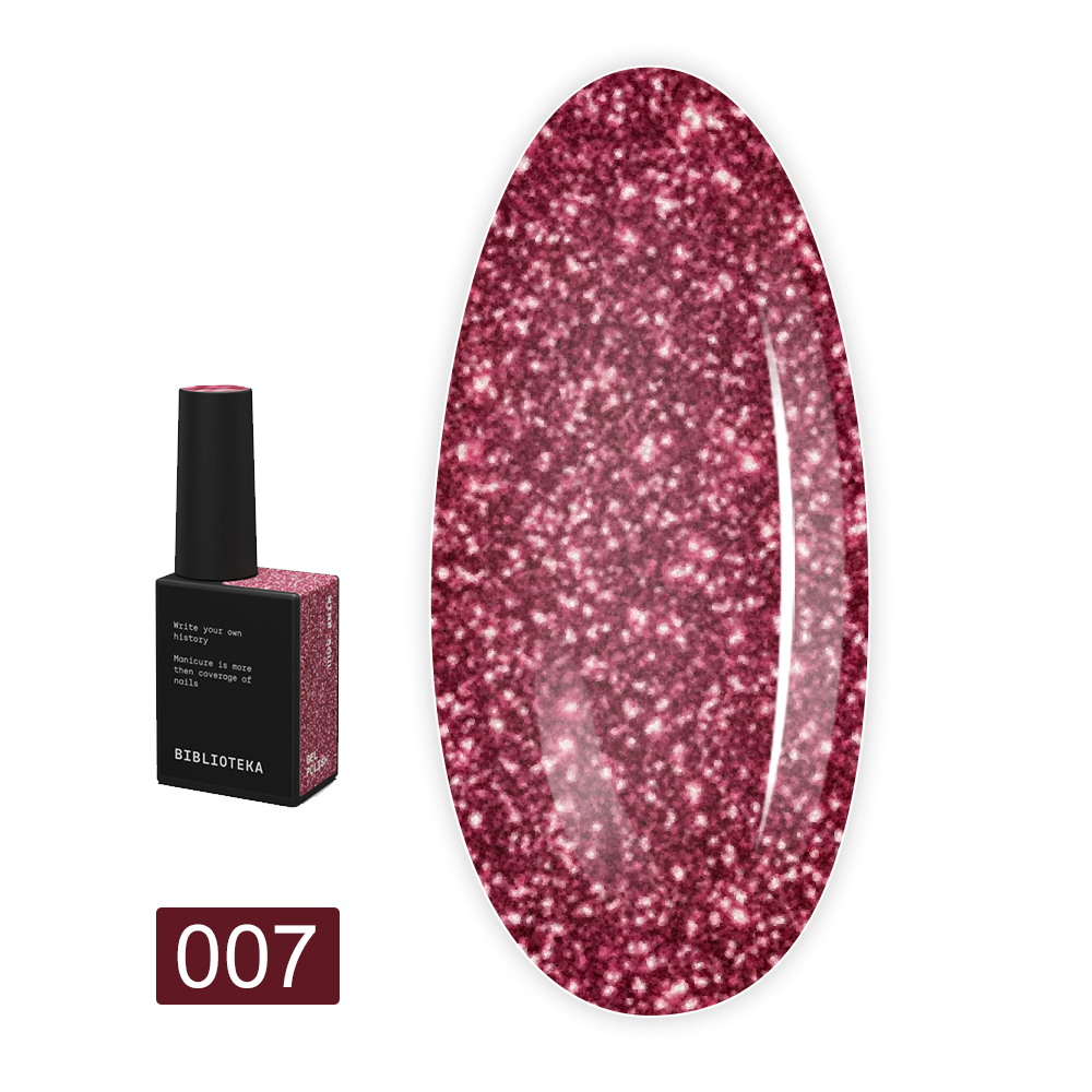 Гель-лак Flash BIBLIOTEKA 10 мл (07 Wine Soul)