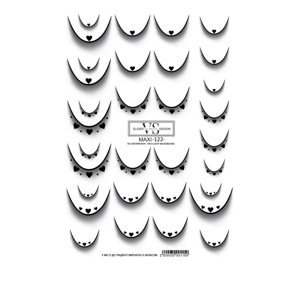 Слайдер дизайн MAXI VS-NAILS (122 Френч)