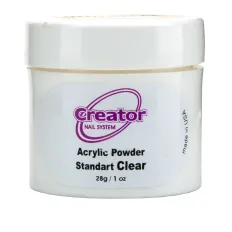 Пудра акрилова Creator Standard Clear 28 г