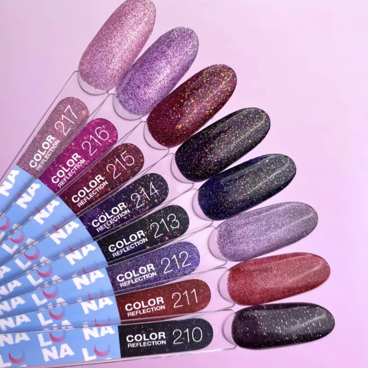 Гель-лак светоотражающий LunaMoon 8 мл (Reflection 216)