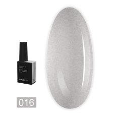 Гель-лак кошачий глаз BIBLIOTEKA (Cat eye 16 Eclipse - серебристо-серый)
