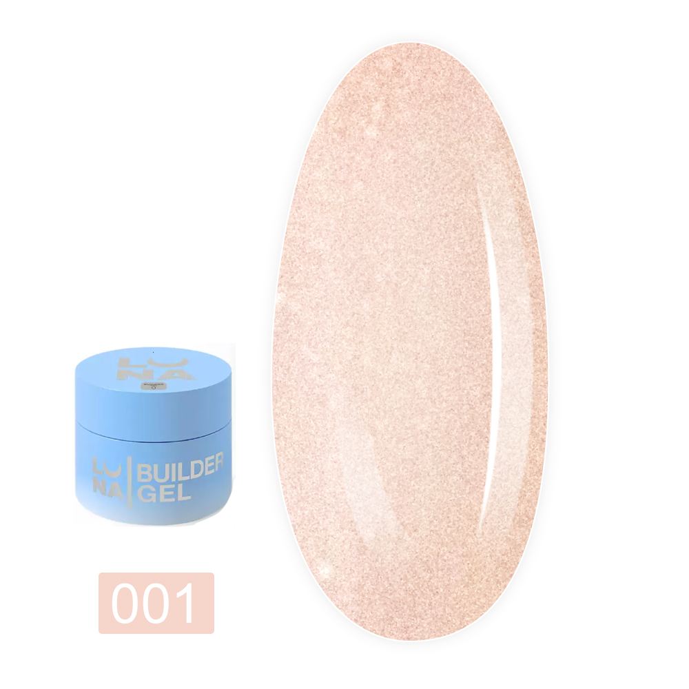 Гель для наращивания LunaMoon 15 мл (Shimmer 001)