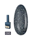 Гель-лак 15 мл (095 Gentle-темно-синий, графитовый)