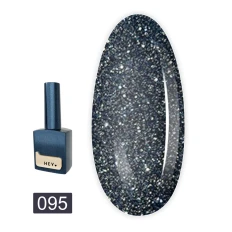 Гель-лак 15 мл (095 Gentle-темно-синий, графитовый)