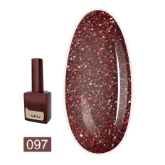 Гель-лак 15 мл (097 Ambitious-яркий красный)