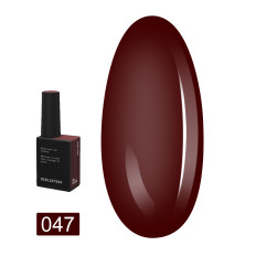Гель-лак BIBLIOTEKA , 10 мл (47 Oxblood - Темний червоно-бордовий)