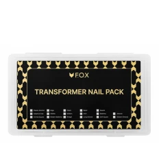 Набор верхних форм для моделирования ногтей FOX (Creative Transformer pack разор+бріджит+модерн+кіготь 70 шт.)