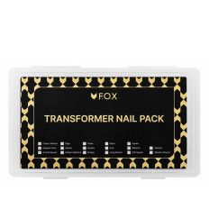 Набор верхних форм для моделирования ногтей FOX (Artist Transformer pack едж+клас.стілет+суч.балерина+клас.мигдаль 112 шт.)