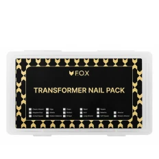 Набор верхних форм для моделирования ногтей FOX (Artist Transformer pack едж+клас.стілет+суч.балерина+клас.мигдаль 112 шт.)