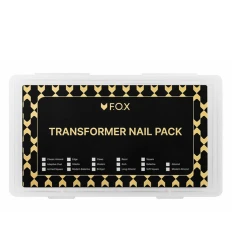 Набор верхних форм для моделирования ногтей FOX (Classic Transformer pack ароч.квадрат+дуга+адапт.овал+квадрат 108 шт.)