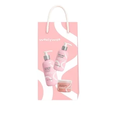 Набір для тіла Woolywoo (Shower Gel Soft Temptation 400мл+Sugar body scrub The Strawberry Spa 200мл+Bodi Lotion Soft Tempt)