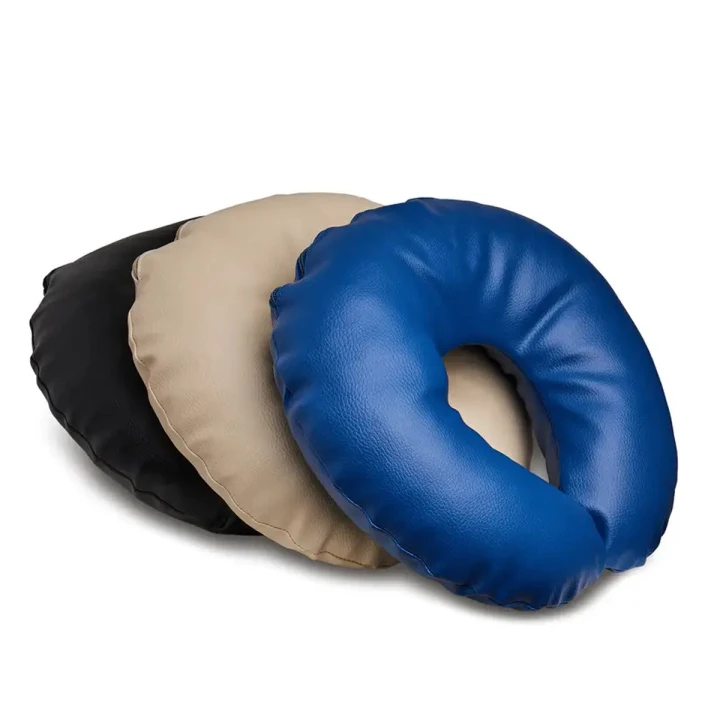 Подушка подкова эко кожа (Черная)