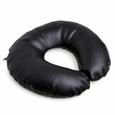 Подушка подкова эко кожа (Черная)