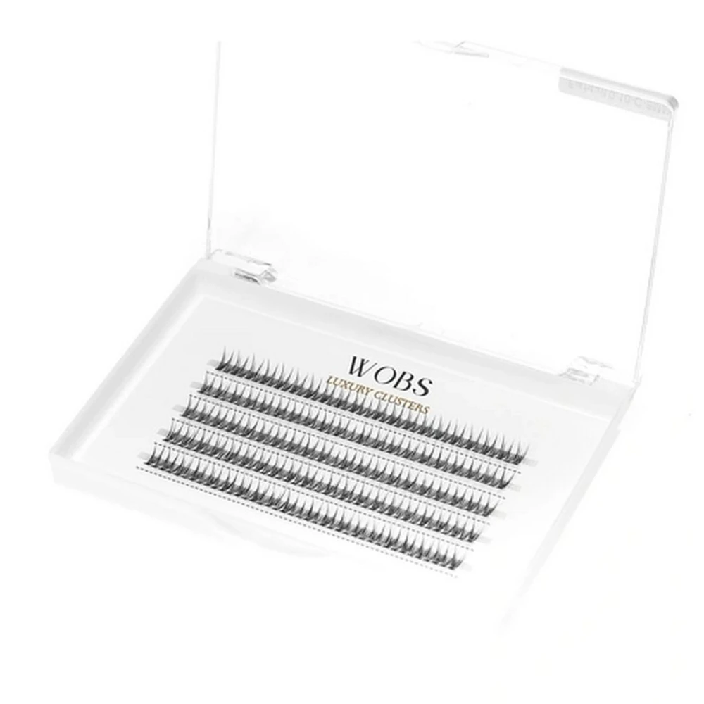 Вії накладні пучкові WoBs FISH TAIL 5 стрічок, 200 шт (FI010mm8)