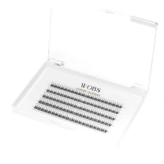 Ресницы накладные пучковые WoBs FISH TAIL 5 лент, 200 шт (FI010mm8)