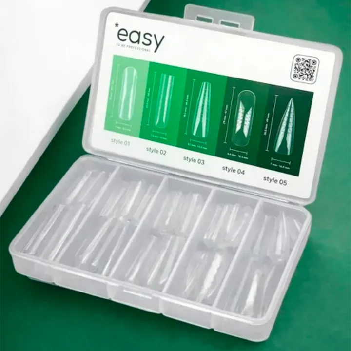 Верхняя форма для наращивания ногтей Easy (Универсальный сет 268 шт.)