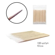 Аплікатор мікробраші NoName Lashes (10 см дерев'яні (100шт/уп))