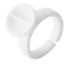 Кольцо для клея NoName Lashes (1 шт белое с перегородкой малое)