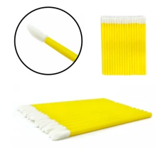 Макробраші в пакеті NoName Lashes 50 шт (Жовті)