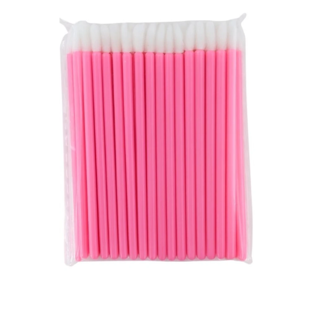 Макробраші в пакеті NoName Lashes 50 шт (Світло-рожеві)