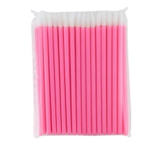 Макробраші в пакеті NoName Lashes 50 шт (Світло-рожеві)