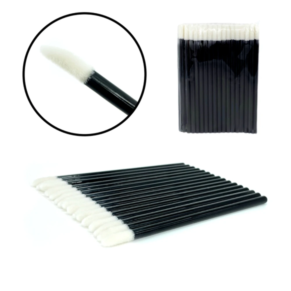 Макробраші в пакеті NoName Lashes 50 шт (Чорні)