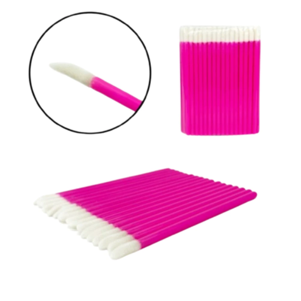 Макробраші в пакеті NoName Lashes 50 шт (Рожеві light)