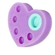 Палетка 2 в 1 для ламінування NoName Lashes (LIBeauty Фіолетово-бірюзова Серце)