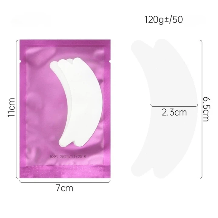 Патчі для вій NoName Lashes 50 пар (Фіолетові метелик)